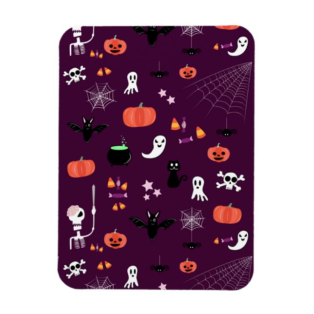 Cute Creepy Halloween Art Magnet (Vertical)