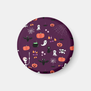 Cute Creepy Halloween Art Magnet