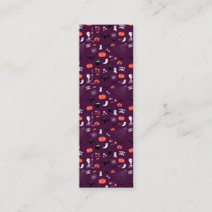 Cute Creepy Halloween Art Mini Business Card