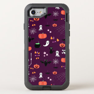Cute Creepy Halloween Art OtterBox Defender iPhone SE/8/7 Case