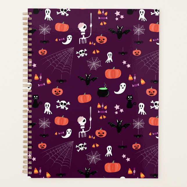 Cute Creepy Halloween Art Planner (Front)