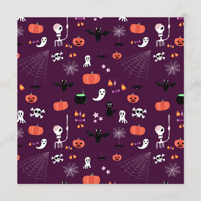 Cute Creepy Halloween Art Program (Front)