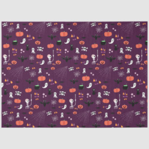 Cute Creepy Halloween Art Tissue Paper