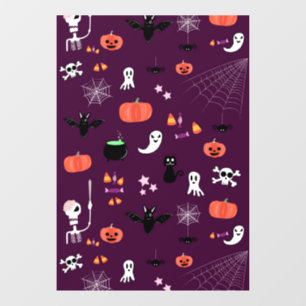 Cute Creepy Halloween Art Window Cling