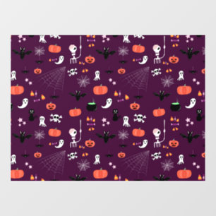 Cute Creepy Halloween Art Window Cling