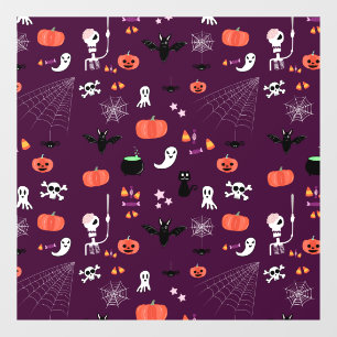 Cute Creepy Halloween Art Window Cling
