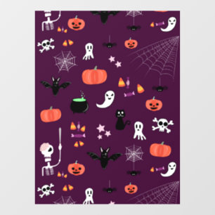 Cute Creepy Halloween Art Window Cling
