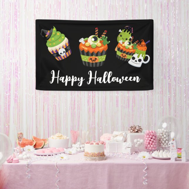 Cute & Creepy Halloween Treats Banner (Party)