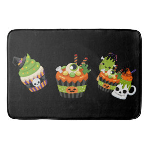 Cute & Creepy Halloween Treats Bath Mat