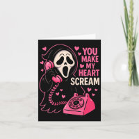 Cute Creepy Horror Make My Heart Scream Valentine’