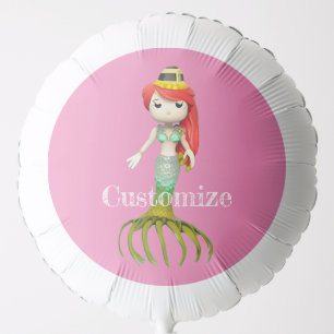 Cute Creepy Mermaid Witch Thunder_Cove Balloon