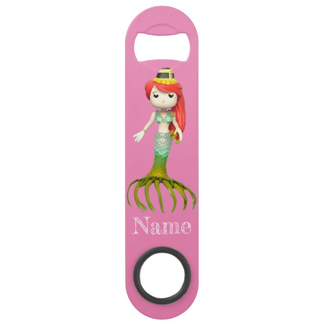 Cute Creepy Mermaid Witch Thunder_Cove  Bar Key (Front)