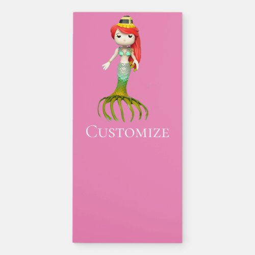 Cute Creepy Mermaid Witch Thunder_Cove  Magnetic Notepad