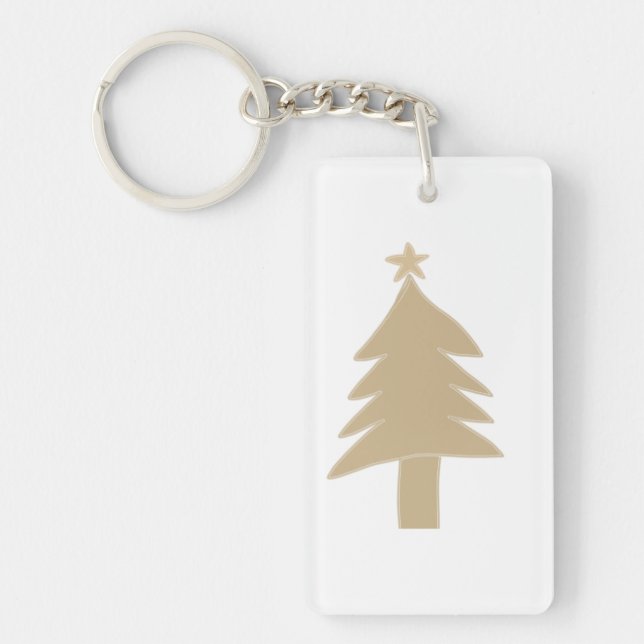 CUTE  cristms tree  KEYCHAIN (Front)