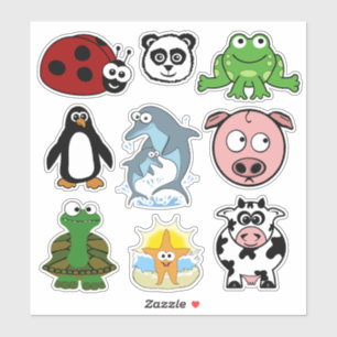 Cute Critters Assortment Sticker