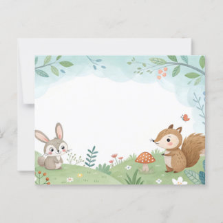 Cute Critters in Nature Postcard