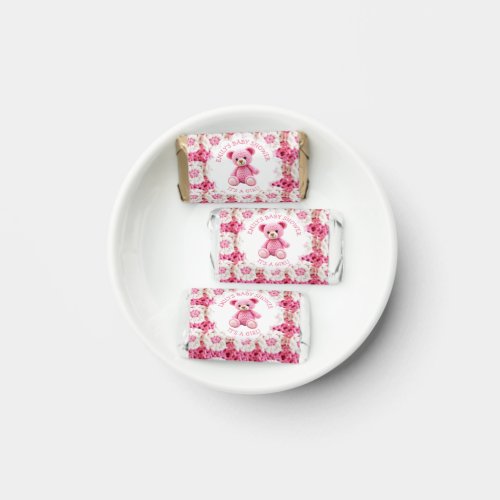 Cute Crocheted Teddy Bear Girl's Baby Shower