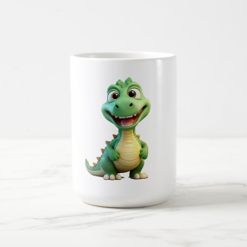Cute Crocodile 3D Cartoon Coffee Mug