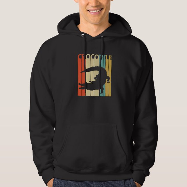 Cute Crocodile Animal   Hoodie (Front)