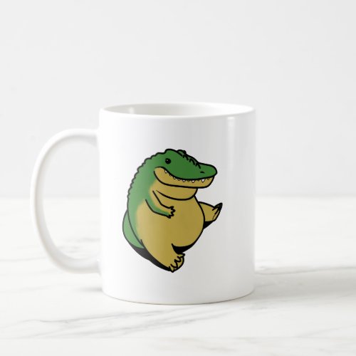 Cute crocodile coffee mug