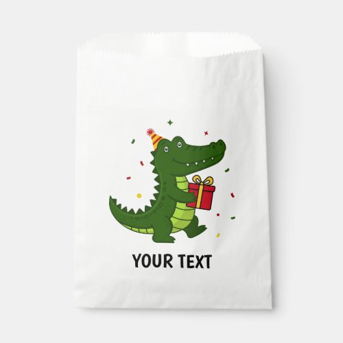 Cute Crocodile Gift Favor Bag