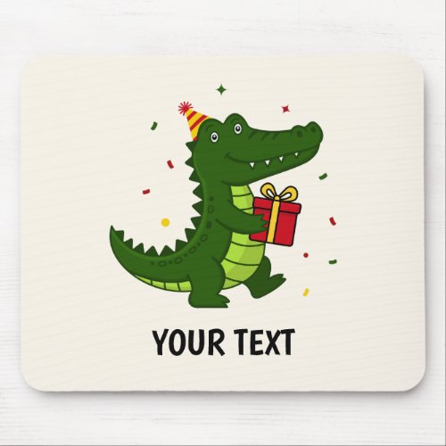 Cute Crocodile Gift Mouse Pad