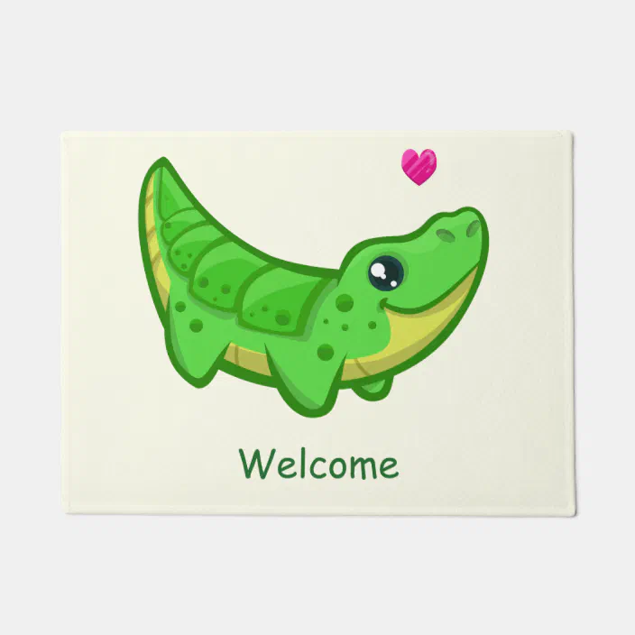 See Ya Later Alligator Doormat Crocodile Welcome Mat Cute Alligator Doormat Funny Gift