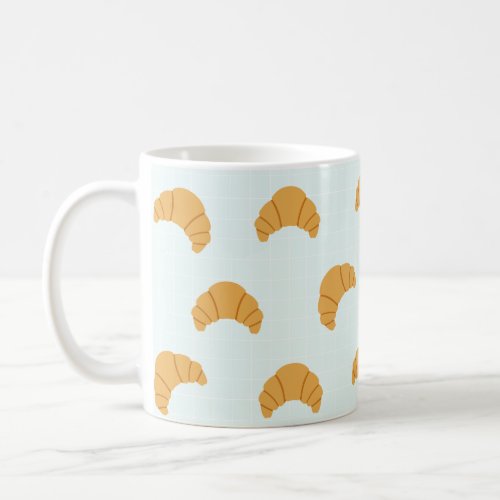 Cute Croissant Coffee Mug