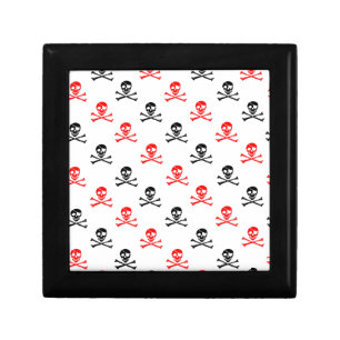Cute Crossed Bones Giftbox Jewelry Box