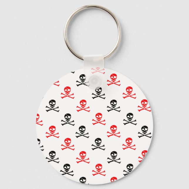 Cute Crossed Bones  Keychain (Front)