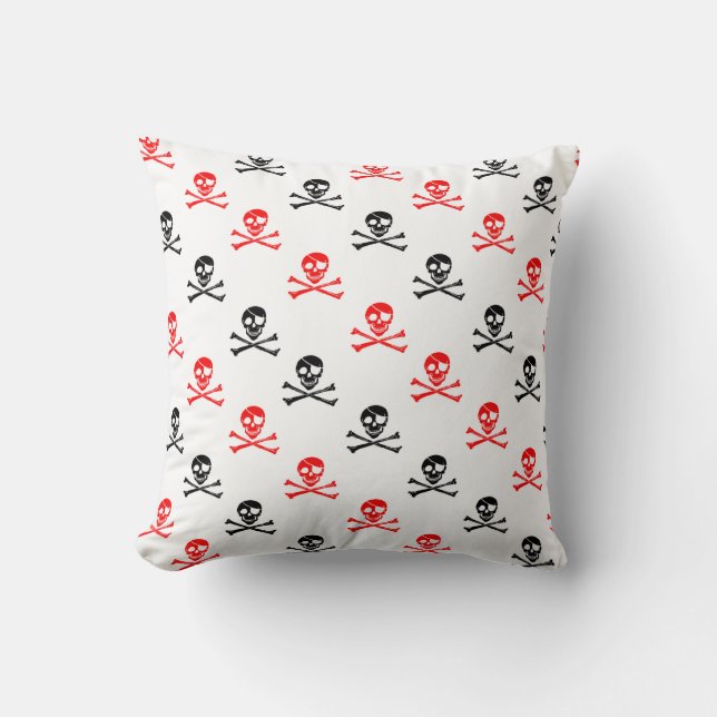 Cute  Crossed Bones Pillow (Front)