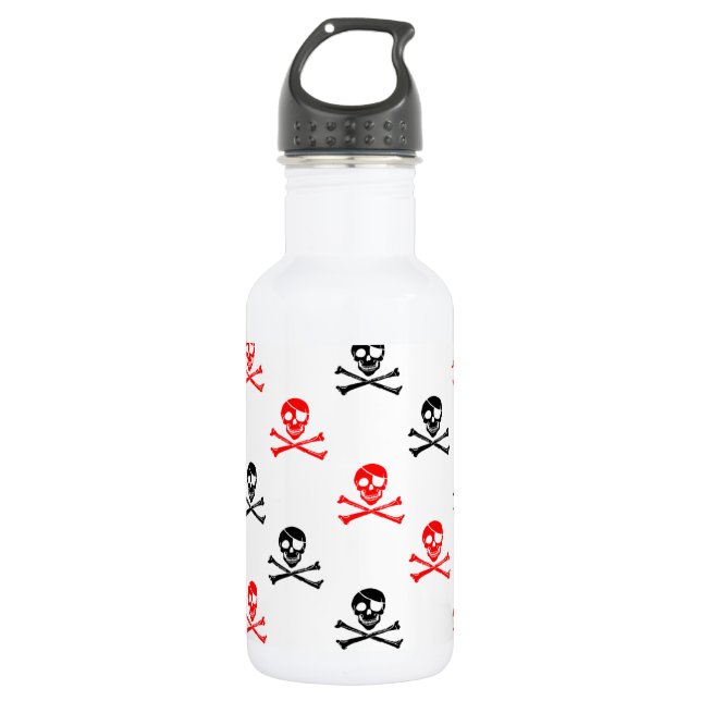 Cute Crossed Bones Water Bottle (Front)