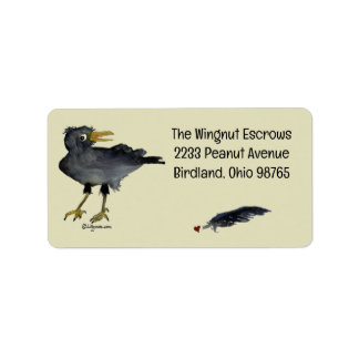 Cute Crow Address Label