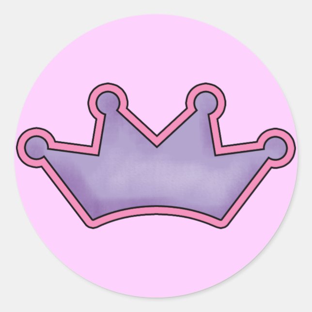 cute crown stickers (Front)