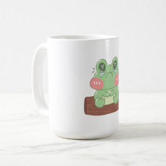 Cute Crying Frog Kids T-Shirt | Adorable Frog Grap Coffee Mug
