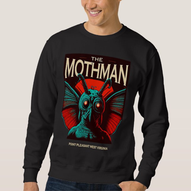 Cute Cryptid Mothman  2 Sweatshirt (Front)