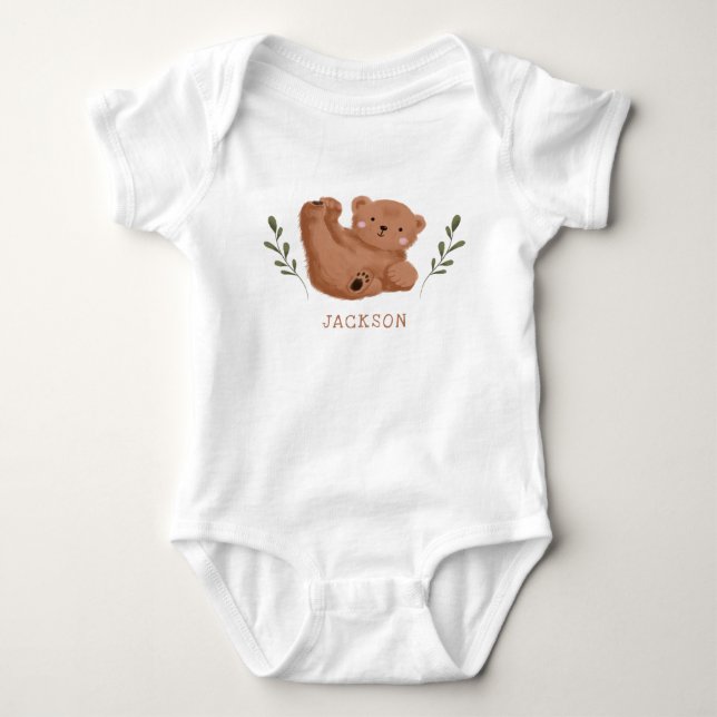 Cute Cub Baby Bear Bodysuit