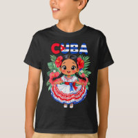 Cute Cuba Cuban Girl Traditional Dress Trocal Flow