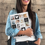 Cute Cube Personalized Photo Collage Keepsake Planner<br><div class="desc">Your personalized planner features an unforgettable design that's tailored to you, with blocks that can be changed to any color. Add up to 15 photos and a simple text template of your choice, and your custom creation is ready. You can give the perfect gift for any occasion - for christmas,...</div>