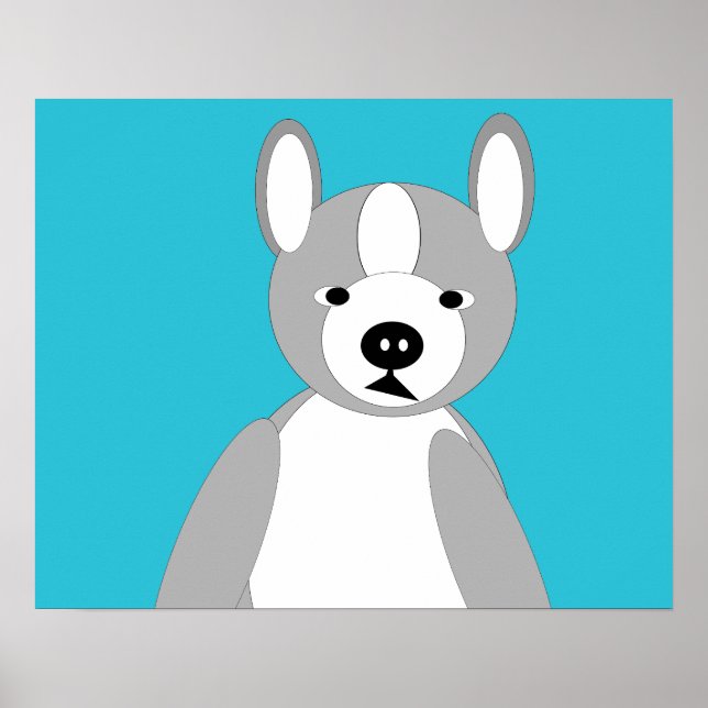 Cute cuddly and Lovable Boston Terriers Poster (Front)
