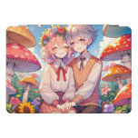 Cute Cuddly Anime Couple Whimsical Romantic iPad Pro Cover