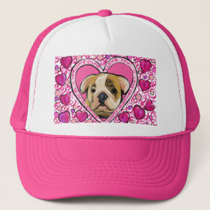 Cute & Cuddly Bulldog Trucker Hat