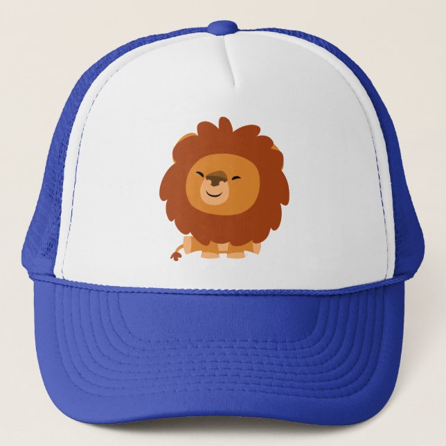 Cute Cuddly Cartoon Lion Hat (Front)