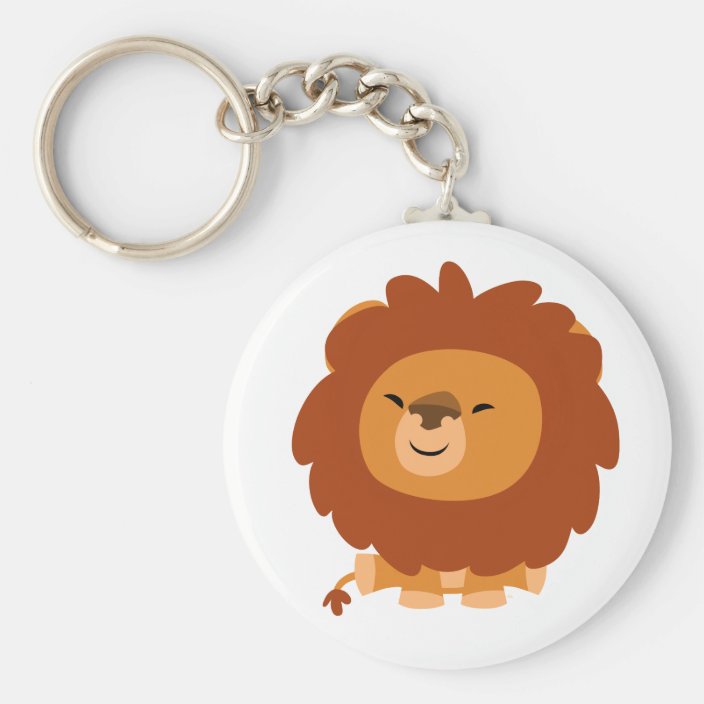 plush lion keychain