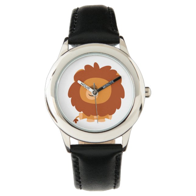 Cute Cuddly Cartoon Lion Watch (Front)