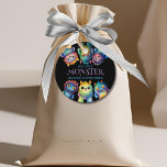 Cute Cuddly Colorful Little Monsters Kids Birthday Favor Tags<br><div class="desc">Transform your child's birthday into a whimsical adventure with the "Our Little Monster" Kids Birthday Design. This delightful theme features colorful, cute, and cuddly monsters that bring joy and excitement to any celebration. Perfect for parents seeking to create an unforgettable experience, this design is all about laughter, fun, and a...</div>
