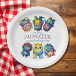 Cute Cuddly Colorful Little Monsters Kids Birthday Paper Plates<br><div class="desc">Transform your child's birthday into a whimsical adventure with the "Our Little Monster" Kids Birthday Design. This delightful theme features colorful, cute, and cuddly monsters that bring joy and excitement to any celebration. Perfect for parents seeking to create an unforgettable experience, this design is all about laughter, fun, and a...</div>