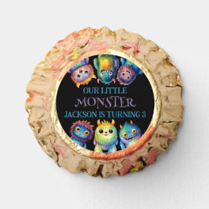 Cute Cuddly Colorful Little Monsters Kids Birthday Reese's Peanut Butter Cups