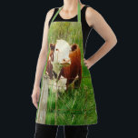 Cute Cuddly Cow 4Caryn All-Over Print Apron<br><div class="desc">You will love our adorable Cow design!</div>