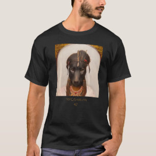 Cute cuddly face portrait of an Ancient dog as Cl T-Shirt